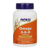 Witaminy i minerały - Now Foods OMEGA 3-6-9 1000mg 100 veg. kaps. - suplement diety USA - miniaturka - grafika 1