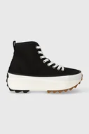 Trampki damskie - Pepe Jeans trampki WOKING STREET damskie kolor czarny PLS31520 - miniaturka - grafika 1