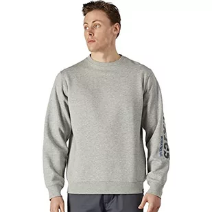 Dickies - Bluza męska, bluza z okrągłym dekoltem Okemo, Better Cotton Initiative, Szary Melanż, M - Bluzy męskie - miniaturka - grafika 1