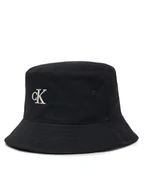 Czapki damskie - Calvin Klein Jeans Kapelusz Embroidered Monogram Bucket Hat LV04K5020G Czarny - miniaturka - grafika 1