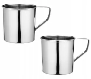 Kubek ze stali nierdzewnej Furlo 9 cm, srebrny, 2 szt. - Przybory do gotowania Kubek ze stali nierdzewnej Furlo 9 cm, srebrny, 2 szt. - Przybory do gotowania - miniaturka - grafika 1