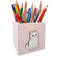 Przyborniki na biurko - Przybornik kostka z imieniem - miniaturka - grafika 1