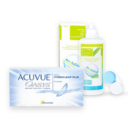 Płyny do soczewek kontaktowych - ACUVUE® OASYS 6 szt. + evO2lution soft 500 ml - miniaturka - grafika 1