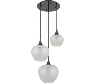 Globo 15548-3HK - Żyrandol na lince MAXY 3xE27/40W/230V czarny - Lampy sufitowe - miniaturka - grafika 1