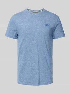 T-shirt z wyhaftowanym logo - Koszulki męskie - miniaturka - grafika 1
