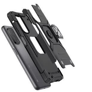 Wozinsky Ring Armor pancerne hybrydowe etui pokrowiec + magnetyczny uchwyt Samsung Galaxy A72 4G czerwony - Etui i futerały do telefonów - miniaturka - grafika 3