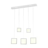 Lampy sufitowe - Milagro LAMPA wisząca DIXON 269 kwadratowe OPRAWKI zwieszane LED 33W listwa sufitowa kaskada squares biały 269 - miniaturka - grafika 1