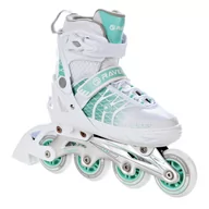 Rolki - Rolki Regulowane Raven Crystal White/Mint 38-42 - miniaturka - grafika 1