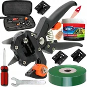 Nożyce i sekatory - ZESTAW SEKATOR DO SZCZEPIEŃ OKULIZACJI DRZEW ETUI - miniaturka - grafika 1