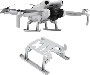 BRDRC SKŁADANE SANKI NÓŻKI PODWOZIE PŁOZY DO LĄDOWANIA DJI MINI 4 PRO - SZARE - Akcesoria do drona - miniaturka - grafika 1