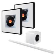 SAMSUNG HW-S801D EN Biały + SAMSUNG Music Frame HW-LS60D EN Czarny (2 szt.)