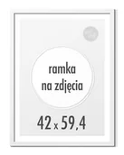 Ramki na zdjęcia - Ramka na zdjęcia 42x59,4 cm A2 Ramki 59,4x42 foto biała - miniaturka - grafika 1