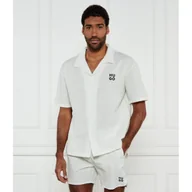 Piżamy męskie - Hugo Bodywear Koszula CHAFFLE SHIRT Regular Fit - miniaturka - grafika 1