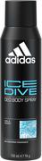 Dezodoranty i antyperspiranty męskie - Adidas Ice Dive For Him Deodorant Spray 150 ml - Dezodorant 150 ml - miniaturka - grafika 1