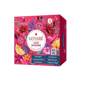 LOVARE  HERB.ZESTAW.LOVE BLOSSOM 165G - Herbata - miniaturka - grafika 1