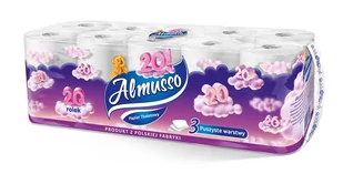 Almusso Papier Toaletowy Biały Celuloza 3W 20 szt - Papier toaletowy - miniaturka - grafika 1