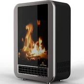 Wkłady kominkowe - Elektryczny wkład kominkowy z ogrzewaniem Efekt płomienia Samufo Kominek elektryczny Kuchenka A-goods - miniaturka - grafika 1