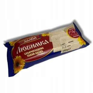 Chałwa Słonecznikowa Bułgarska 250g - Tahan Halva "Ljubimka" - Chałwa - miniaturka - grafika 1