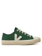 Trampki męskie - Veja Trampki Wata II Low Canvas PL0102836B Zielony - miniaturka - grafika 1