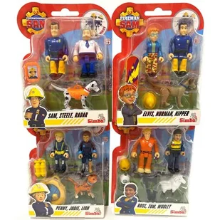 Figurka Strażak Sam 3 szt. mix - Simba - Figurki dla dzieci - miniaturka - grafika 1