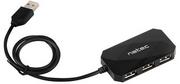 Huby USB - Natec HUB USB 4 LOCUST USB 2.0 BLACK (NHU-0647) - miniaturka - grafika 1