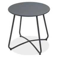 Stoły ogrodowe - Stolik ogrodowy ART Dark Grey, śr.45cm - Focus Garden - miniaturka - grafika 1