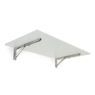 Stół składany na ścianie, 1200 x 600 mm, nośność 30 kg, biały - Stoły i stoliki do biura - miniaturka - grafika 1