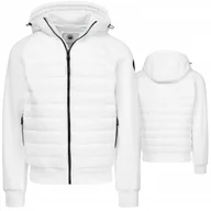 Kurtki męskie - PITBULL WEST COAST KURTKA MĘSKA PRZEJŚCIOWA Z KAPTUREM PALOMAR BIAŁA S - miniaturka - grafika 1