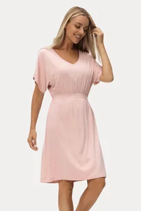 Bambusowa koszula nocna damska GINEVRA S Różowy - Bielizna nocna Bambusowa koszula nocna damska GINEVRA S Różowy - Bielizna nocna - miniaturka - grafika 1