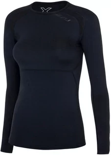 Koszulki sportowe damskie - 2XU Refresh Recovery Compression Koszulka z długim rękawem Kobiety, black/nero S 2020 Koszulki kompresyjne WA4467ABLKNRO-S - grafika 1