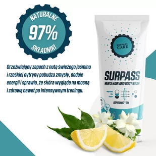 SURPASS żel pod prysznic dla mężczyzn MEN'S BODY WASH - Żele pod prysznic dla mężczyzn - miniaturka - grafika 2