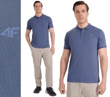 Koszulka Męska Polo 4F Polówka T-shirt Bluzka Sportowa Na Co Dzień M367 M