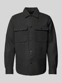 Koszule męskie - Kurtka koszulowa o kroju regular fit z kieszeniami z patką na piersi model ‘ASH’ - miniaturka - grafika 1