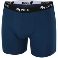 Majtki męskie - Męskie bokserki Zulu Bambus 210 6in Rozmiar: M / Kolor: niebieski - miniaturka - grafika 1