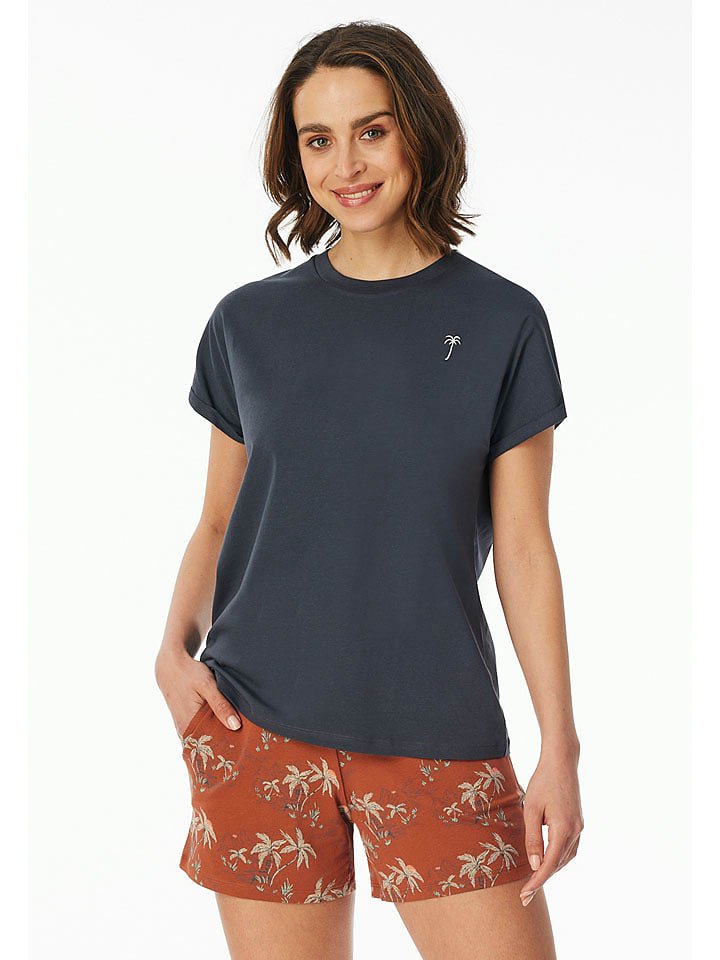 Schiesser Koszulka w kolorze antracytowym