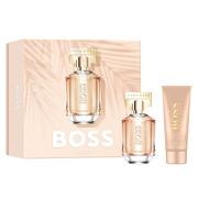 Wody i perfumy damskie - Hugo Boss The Scent For Her zestaw woda perfumowana spray 50ml + balsam do ciała 75ml - miniaturka - grafika 1