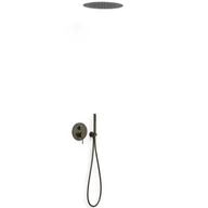 Zestawy prysznicowe - Tres Zestaw prysznicowy podtynkowy Study czarny brąz 26228005KMB - miniaturka - grafika 1