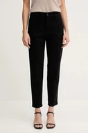 Spodnie damskie - Sisley jeansy damskie kolor czarny 4TAYLF06G - miniaturka - grafika 1