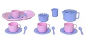 Zabawki AGD - Zestaw naczyń do kawy 18 elementów Plasto - zabawka - miniaturka - grafika 1