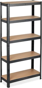 Regał Magazynowy Metalowy Relaxdays 150x75x30 CM Max 175 Kg Na Półkę 2SZT. - Szafy i regały magazynowe - miniaturka - grafika 1