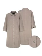 Sukienki - Sublevel Sukienka w kolorze szarym - miniaturka - grafika 1