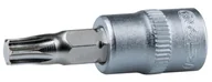 Klucze i nasadki - KS Tools 1/4"" TX-bit stecknu$160 T20 o. otwór, matowy chromowany 4042146047187 - miniaturka - grafika 1