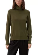 Swetry damskie - s.Oliver Damski sweter z dzianiny z golfem, 7946., 40 - miniaturka - grafika 1