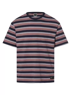 Jack & Jones - T-shirt męski  JCOHunter, niebieski|różowy - Koszulki męskie - miniaturka - grafika 1