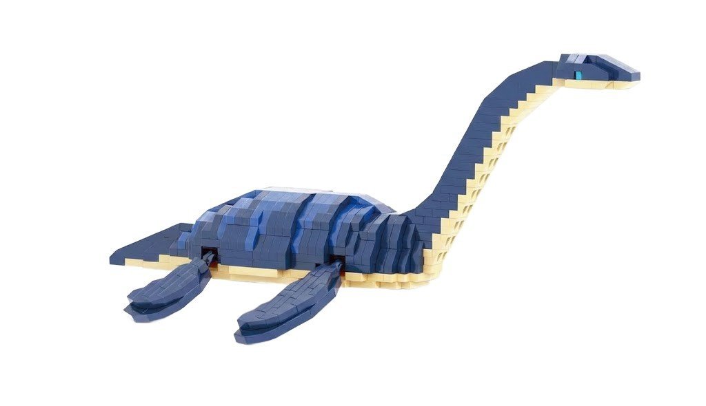 KLOCKI KONSTRUKCYJNE DINOZAUR JURASSIC ZESTAW 734 ELEMENTY