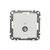 Gniazdka elektryczne - Gniazdo TV Schneider Sedna Design SDD111474 przelotowe 7dB białe Design  Elements - miniaturka - grafika 1