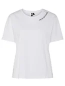Koszulki i topy damskie - Pieces Koszulka w kolorze białym - miniaturka - grafika 1