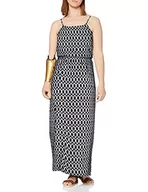 Sukienki - Only Onlwinner SL Damska Sukienka, Czarny/Biały, 34 - miniaturka - grafika 1