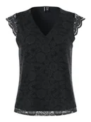 Bluzki damskie - Pieces Bluzka "Olline" w kolorze czarnym - miniaturka - grafika 1