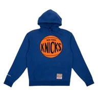 Bluzy męskie - Mitchell & Ness bluza NBA New York Knicks Team Logo Hoody HDSSINTL1267-NYKROYA S - miniaturka - grafika 1
